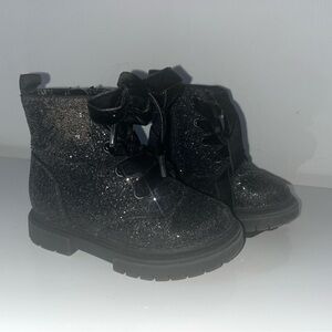 Target Glittery Black Kids Boots